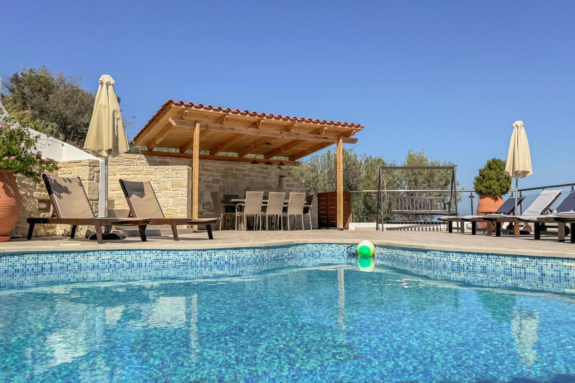 Pano Stalos Villas Exterior foto